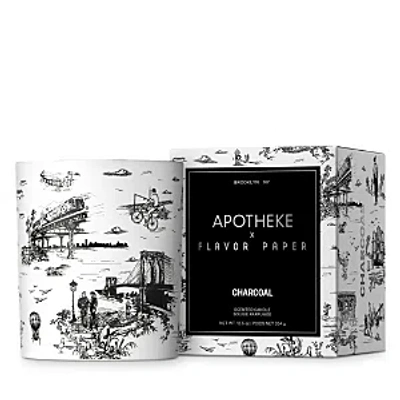 Apotheke X Flavor Paper Charcoal Ceramic Scented Candle, 12.5 Oz. - 100% Exclusive In White