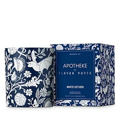 Apotheke X Flavor Paper White Vetiver Ceramic Scented Candle, 12.5 Oz. - Exclusive In Blue