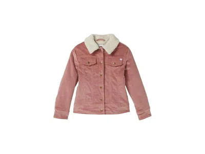 Appaman Barbour Cord Jacket (toddler/little Kid/big Kid) Girl's Coat Dusty Rose : 14 Big Kid, Cotton/spandex In Pink