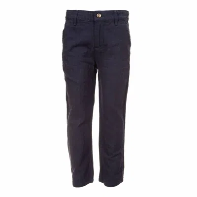 Appaman Kids' Boy's Beach Classic Tailored Pant In Dark Navy In Blue