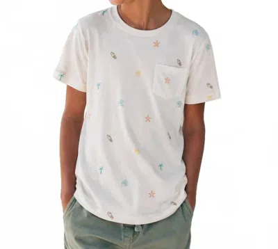 Appaman Kids' Boy's Concert Beach Graphic T-shirt In White
