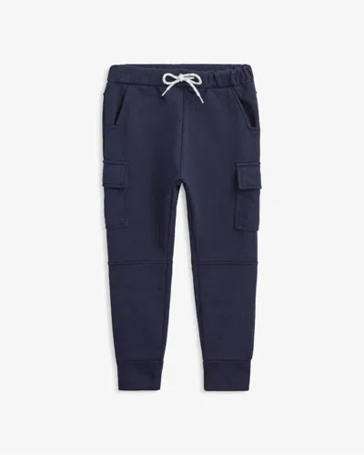 Appaman Empire Sweats (toddler/little Kid/big Kid) Boy's Workout Washed Navy : 2 Toddler, Cotton/polyester In Blue