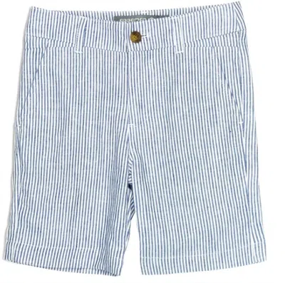 Appaman Kids' Boy's Nautical Stripe Short In Striped In Blue