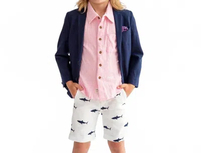 Appaman Kids' Boy's Nautical Trouser Short In Great White
