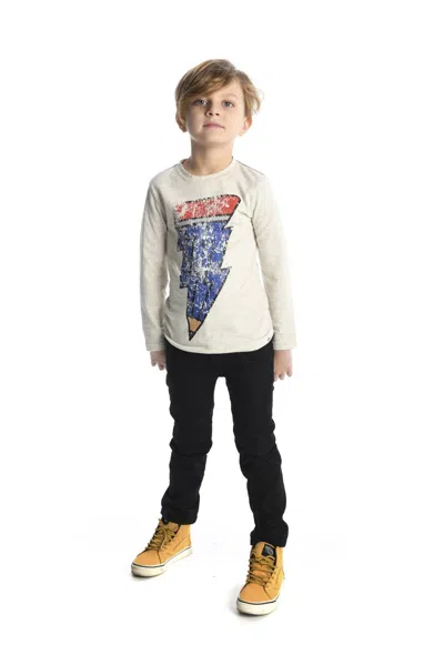 Appaman Kids' Boy's Skinny Twill Pants In Galaxy In White