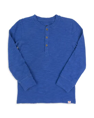 Appaman Boys' All Day Henley Top - Little Kid, Big Kid In Classic Blue