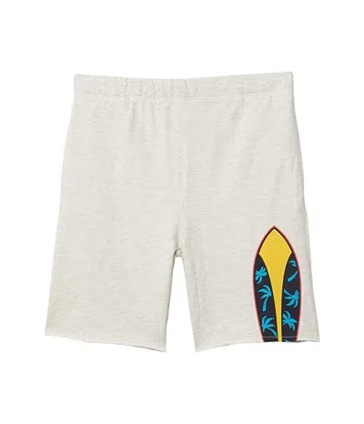 Appaman Kids' Boys  Adaptive Camp Shorts Gray Graphic Print Elastic Waist Jdm902