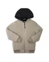 Appaman Boys' Bx Hooded Bomber Jacket - Little Kid, Big Kid In Gray