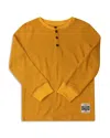 Appaman Boys' Craftsman Thermal Henley - Little Kid, Big Kid In Yellow