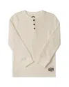 Appaman Boys' Craftsman Thermal Henley Tee - Little Kid, Big Kid In White