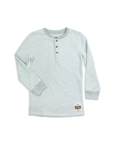 Appaman Boys' Craftsman Thermal Henley Top - Little Kid, Big Kid In Cool Grey