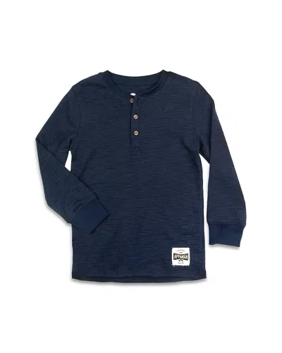 Appaman Boys' Craftsman Thermal Henley Top - Little Kid, Big Kid In Indigo