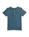 Appaman Boys' Day Party Henley Tee - Little Kid, Big Kid In Ensign Blue