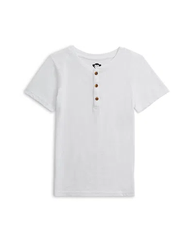 Appaman Boys' Day Party Henley Tee - Toddler, Little Kid In White
