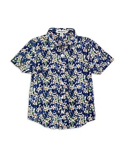 Appaman Boys' Day Party Shirt - Little Kid, Big Kid In Navy Daisy