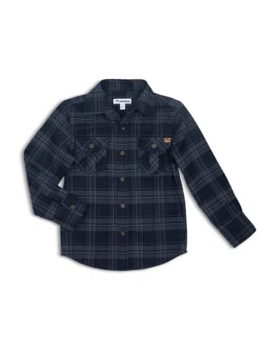 Appaman Boys' Flannel Plaid Shirt - Little Kid, Big Kid In Blue