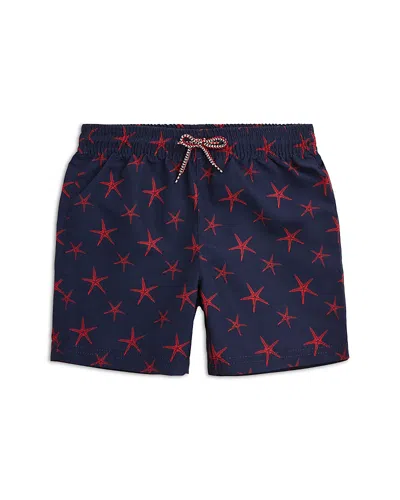 Appaman Boys' Mid Length Swim Trunks - Toddler, Little Kid In Starfish