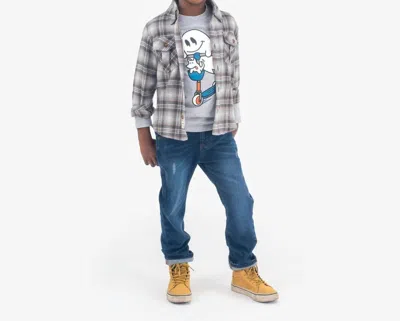 Appaman Kids' Boys Slim Leg Jeans In Medium Denim Wash In Blue