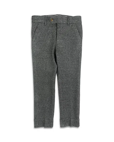 Appaman Boys' Stretchy Plaid Suit Pants - Little Kid, Big Kid In Noir Micro Plaid