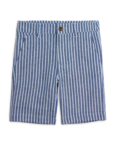 Appaman Boys' Striped Trouser Shorts - Toddler, Little Kid, Big Kid In Blue