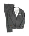 Appaman Boys' Two Piece Stretchy Mod Suit - Little Kid, Big Kid In Noir Micro Plaid