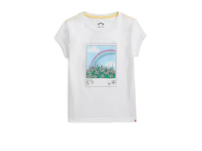 Appaman Circle T-shirts (toddler/little Kid/big Kid) Girl's T Shirt White I : 5 Little Kid, Cotton