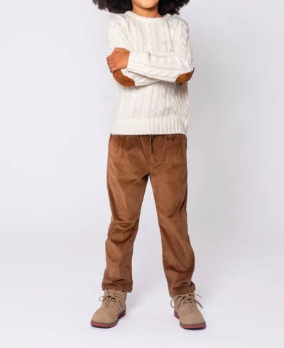 Appaman Kids' Club Pant In British Khaki In Brown