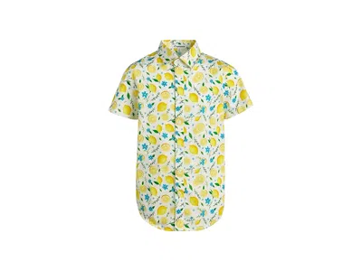 Appaman Day Party Shirt (toddler/little Kid/big Kid) Boy's Clothing Lemon Zest : 8 Little Kid, Cotton In Yellow
