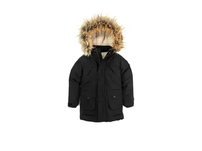 Appaman Denali Down Coat (toddler/little Kid/big Kid) Boy's Coat Black : 8 Little Kid, Synthetic