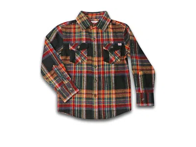 Appaman Flannel Shirt (toddler/little Kid/big Kid) Boy's Clothing Vintage Tartan : 14 Big Kid, Cotton/flanne In Multi