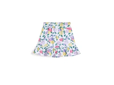 Appaman Flare Skort (toddler/little Kid/big Kid) Girl's Shorts Floral Garden : 10 Big Kid, Cotton In Multi