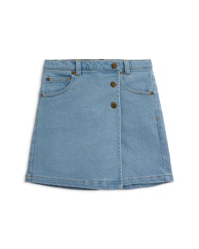 Appaman Girls' Asymmetric Denim Skort - Little Kid, Big Kid In Blue