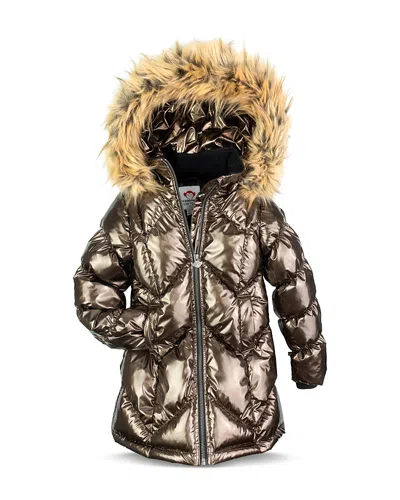 Appaman Girls' Nova Long Coat - Little Kid, Big Kid In Copper