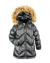 Appaman Girls' Nova Long Coat - Little Kid, Big Kid In Moon Stone
