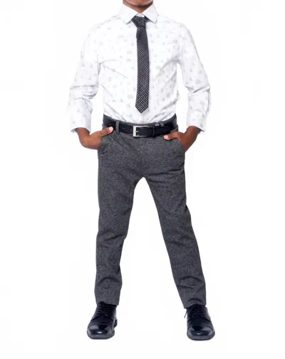 Appaman Kids' In The Wild Button Up Shirt In White