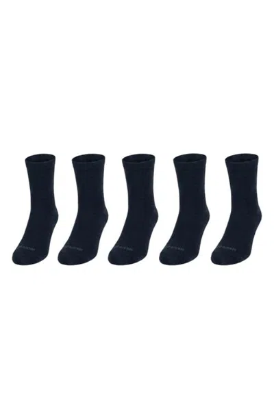 Appaman Kids' 5-pack Quarter Socks In Navy Multi
