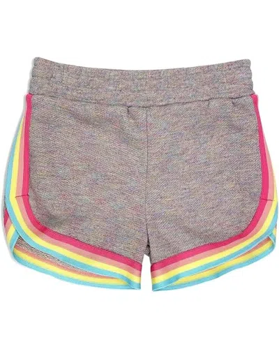 Appaman Kids  Adaptive Lori Shorts Heather Gray Sparkle Elastic Waist Jdm968