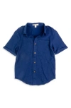 APPAMAN KIDS' BEACH BUTTON-UP SHIRT