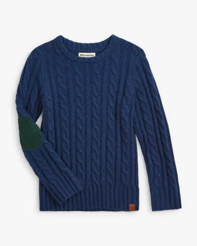 Appaman Kids Fisherman Sweater In Navy Blue