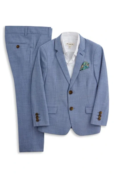 Appaman 2-piece Stretchy Mod Suit (toddler/little Kid/big Kid) Boy's Sets Pacific Blue : 3 Toddler, Polyeste