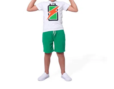 Appaman Kids' Preston Short In Kelly Green