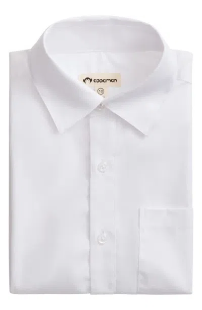 Appaman Kids' Standard Stretch Shirt In Premium White