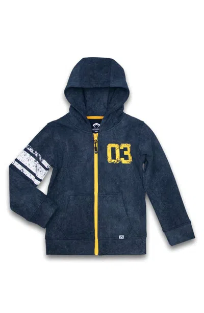 Appaman Kids' Strivers Full Zip Hoodie In Blue