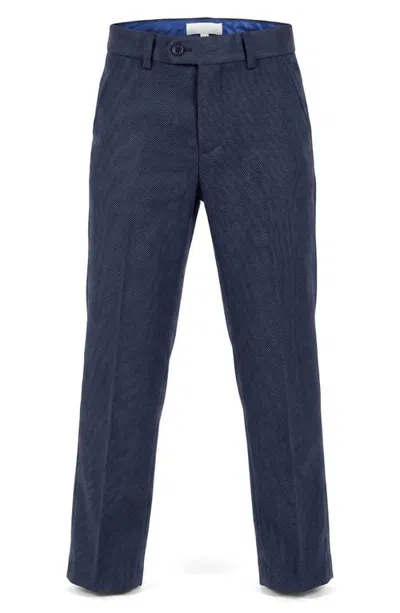 Appaman Kids' Suit Pants In Peacoat Velvet Twill