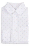 Appaman Kids' The Standard Print Cotton Button-up Shirt In Morning Sail