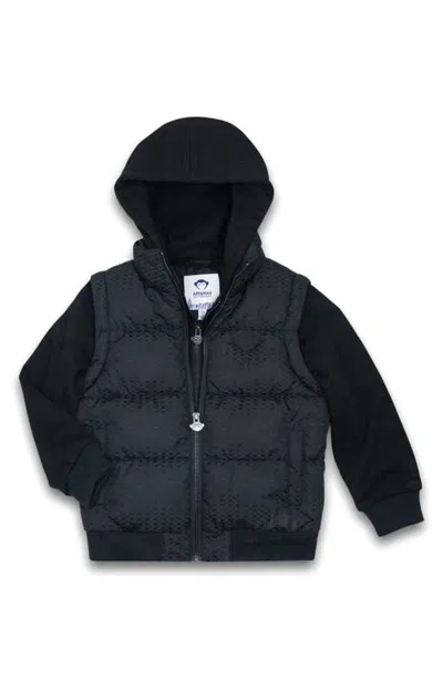 Appaman Kids' Turnstile Jacket In Black Checkerboard
