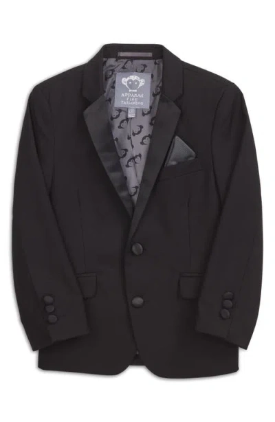 Appaman Kids' Tuxedo Jacket In Black