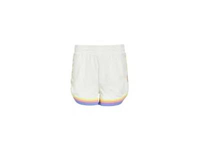 Appaman Lori Shorts (toddler/little Kid/big Kid) Girl's Shorts White : 6 Little Kid, Cotton/polyester/terry