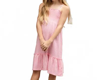 Appaman Kids' Madison Dress In Pink Gold
