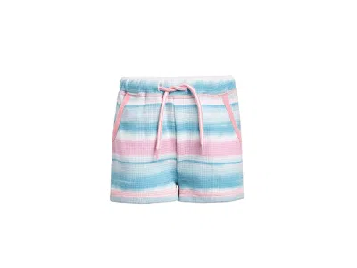 Appaman Majorca Shorts (toddler/little Kid/big Kid) Girl's Shorts Wave Stripe : 14 Big Kid, Cotton/polyester In Multi